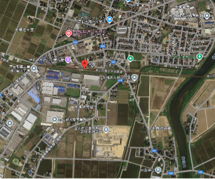 水橋駅南地区　地図
